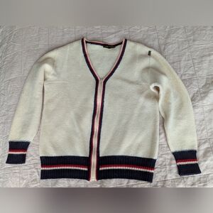 Vintage  100% Shetland Pierre Cardin Cardigan L